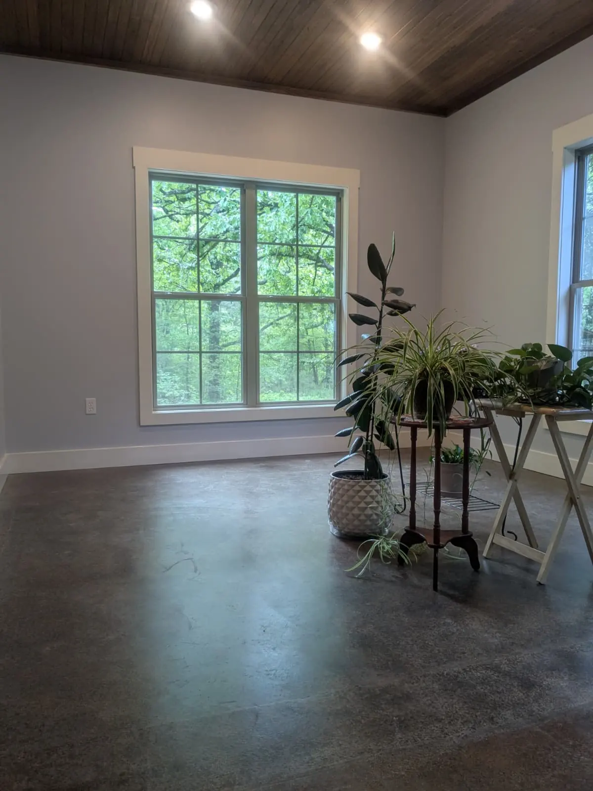 Patio enclosure converted into a dining room addition